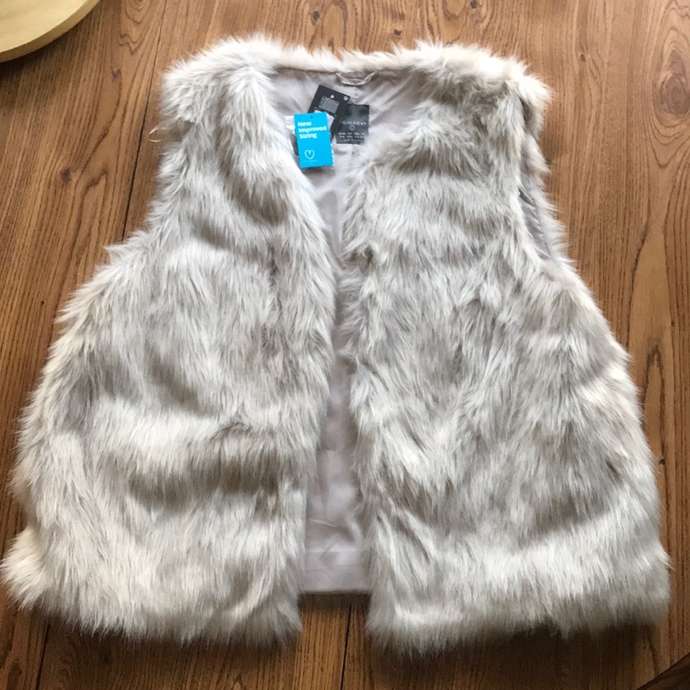 Faux fur vest